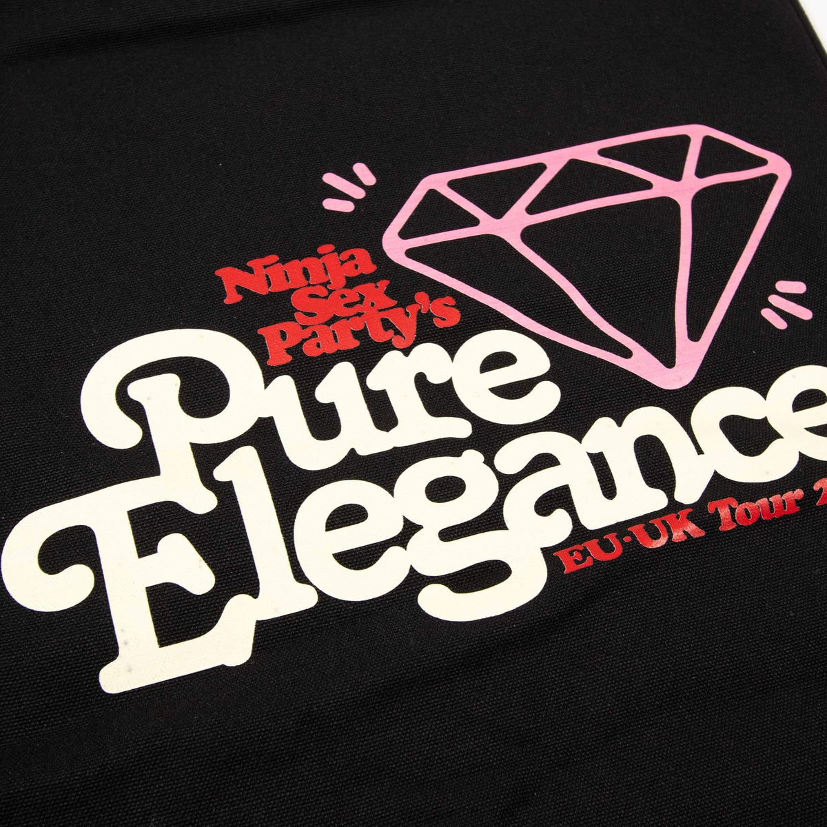 Pure Elegance Tote Bag - Black