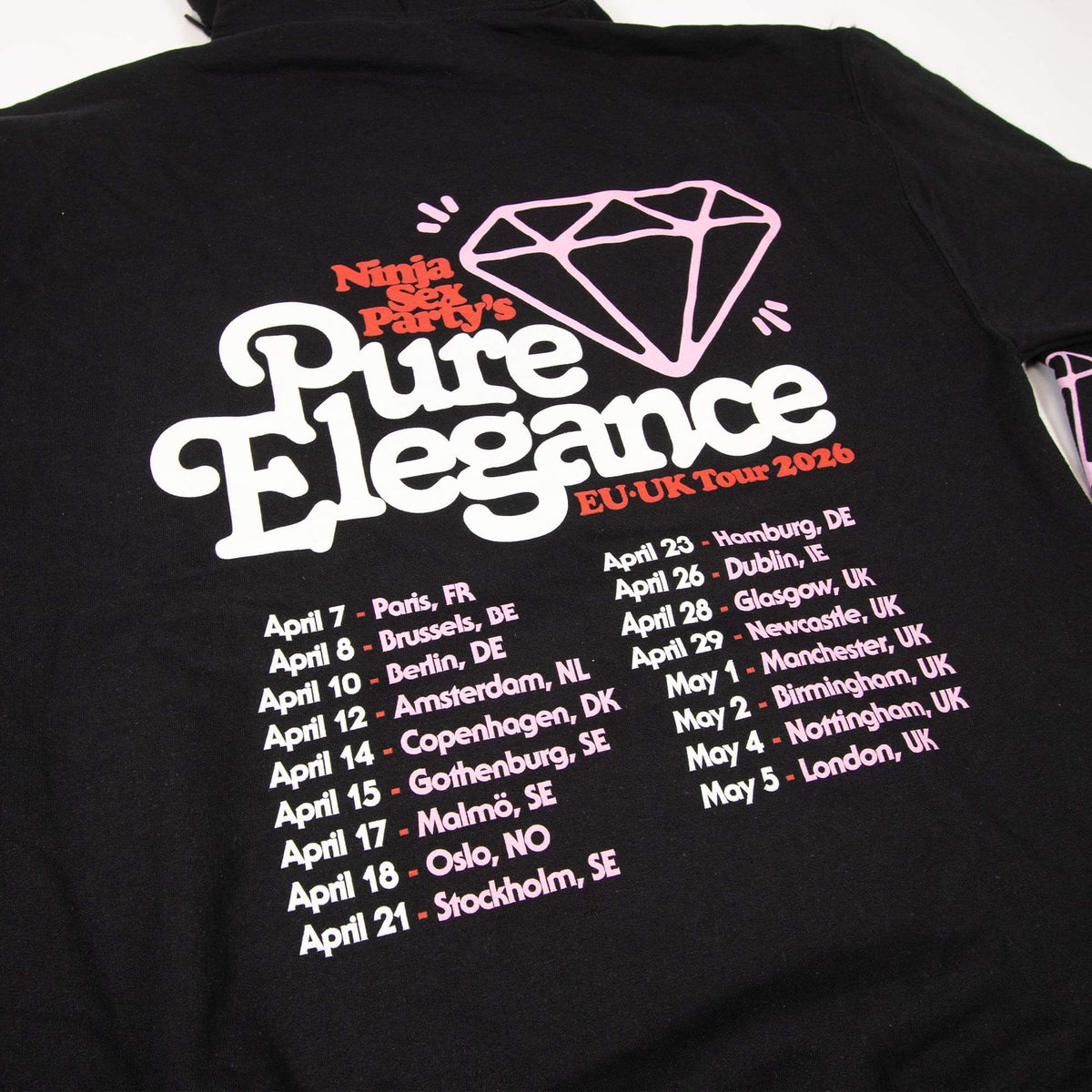 Pure Elegance Tour Hoodie - Black