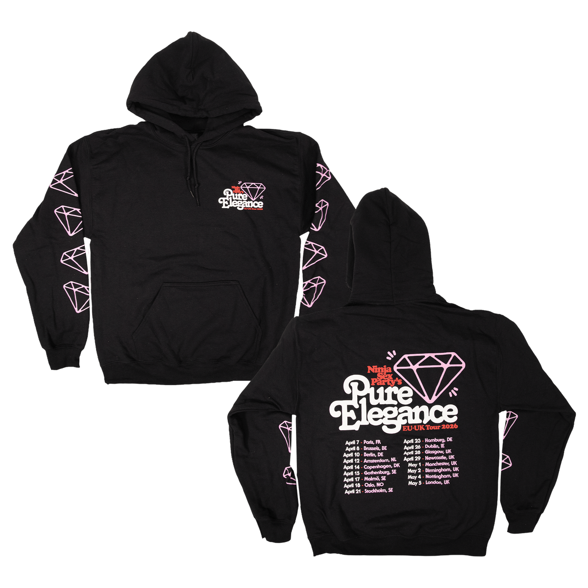 Pure Elegance Tour Hoodie - Black