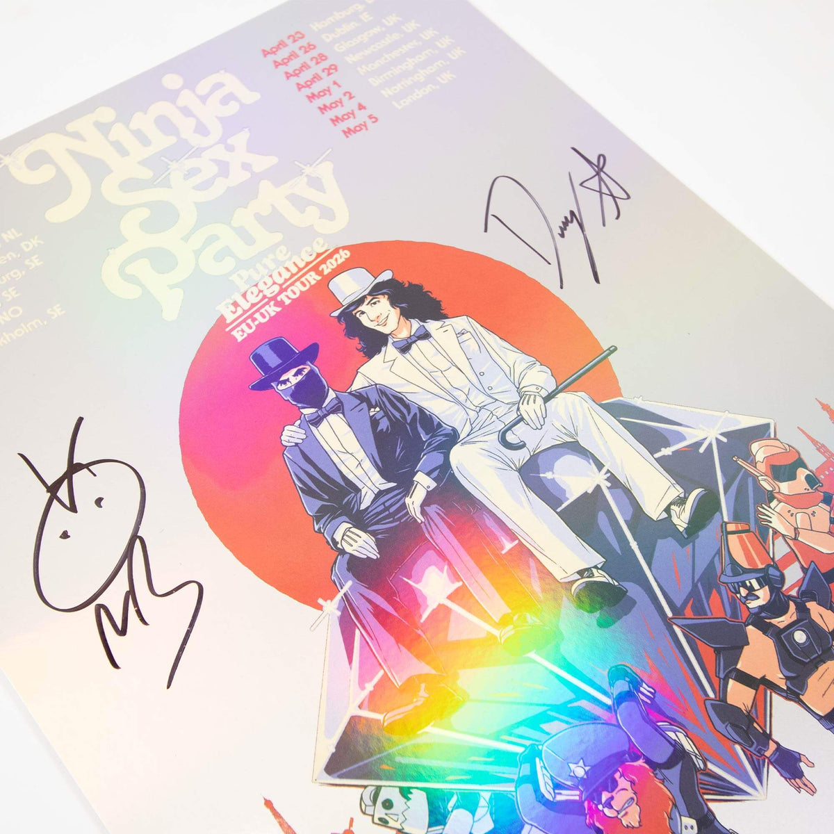 Signed Holographic Pure Elegance Tour Poster
