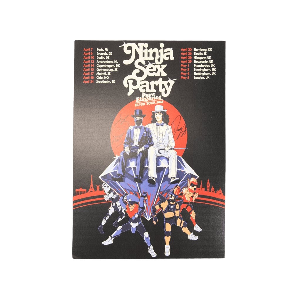 Signed Pure Elegance Tour Poster - A3