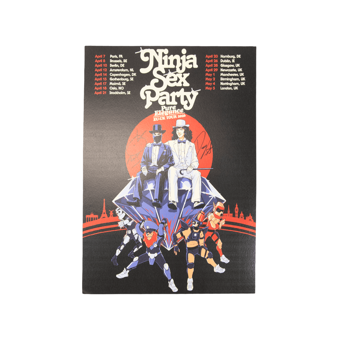 Signed Pure Elegance Tour Poster - A3